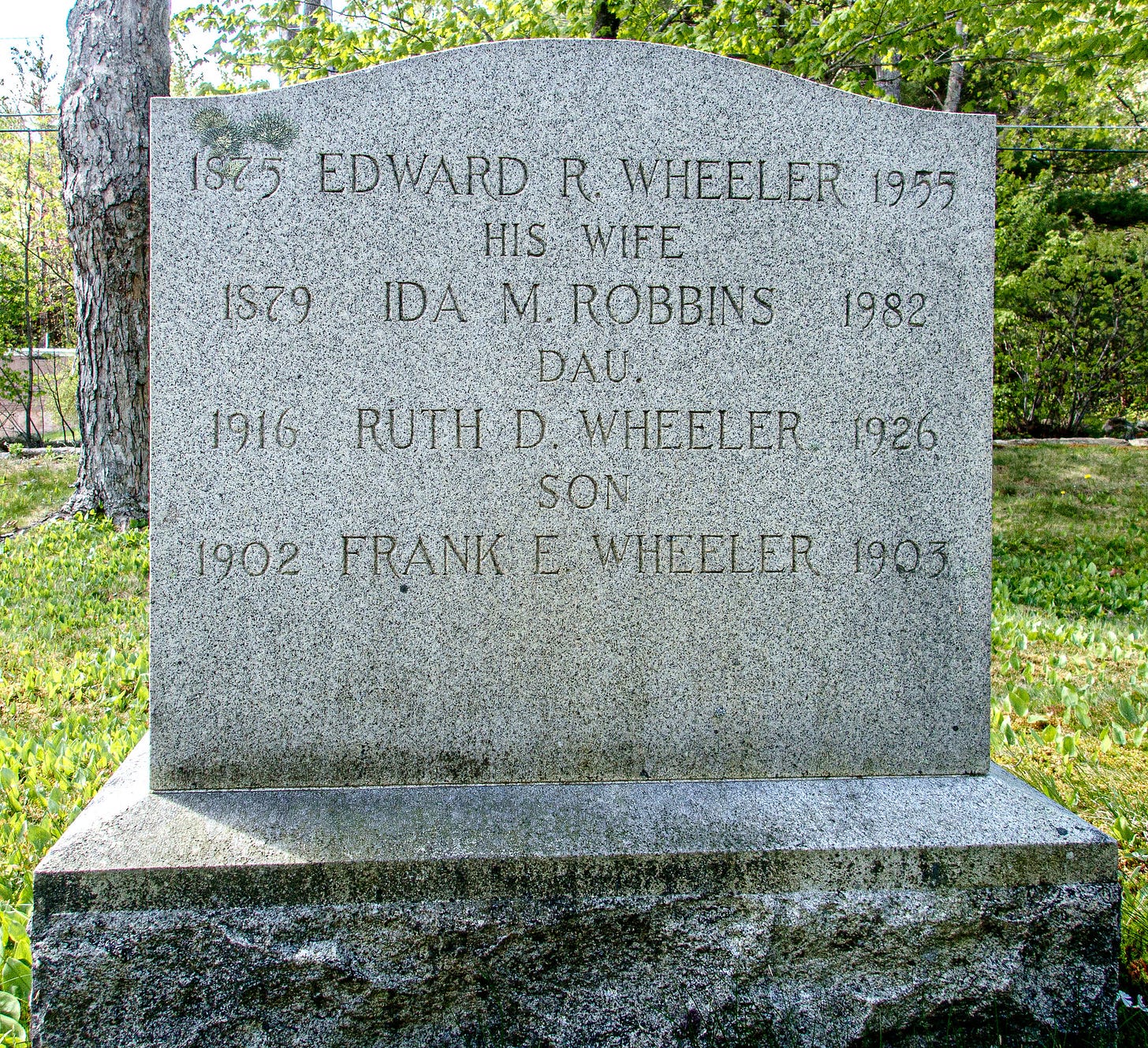 Wheeler gravestone