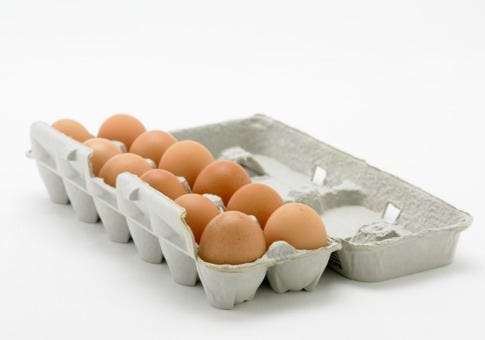 Label: This product may contain eggs.