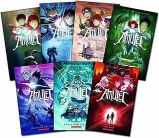 Amulet Book Series - Books 1-7 by Kazu Kibuishi