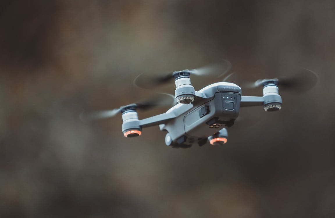 Free Grey Quadcopter Drone Stock Photo