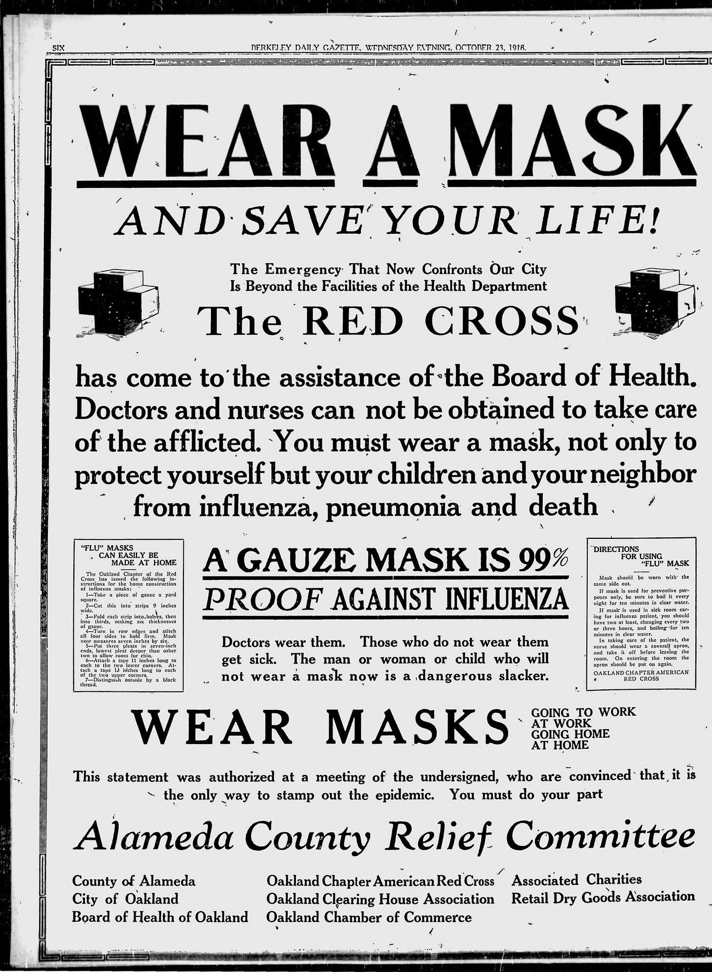 Newspaper Ads on the Spanish Flu Echo Coronavirus Messaging | Time