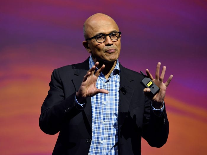 Microsoft CEO Satya Nadella speaks out against managers spying on remote workers.