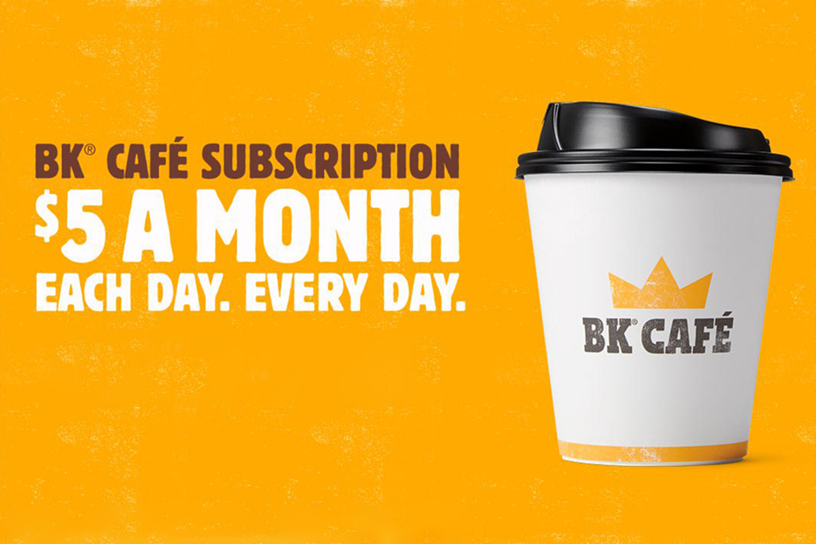 Burger King Has A Coffee Subscription Service For $5 A Month