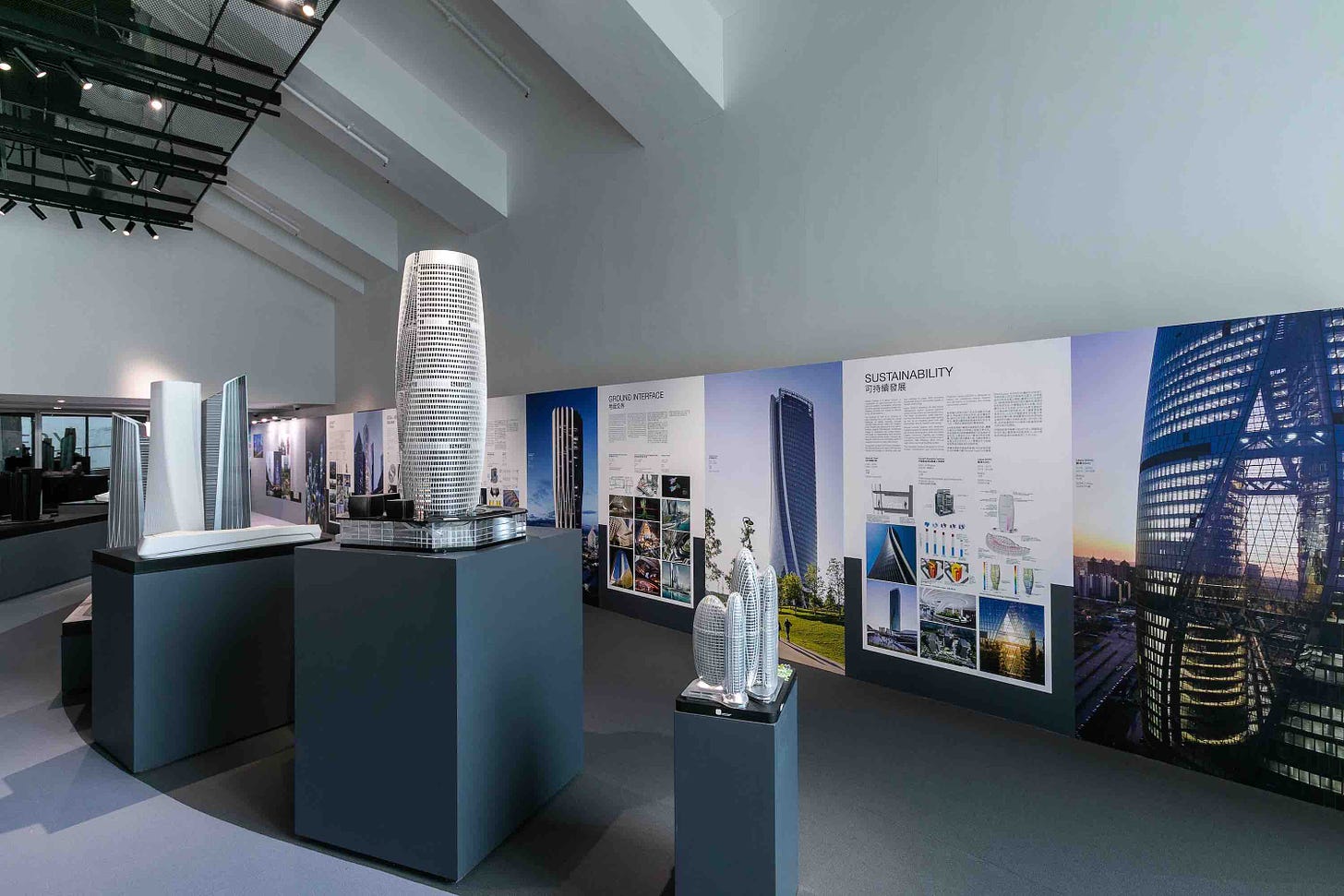 Zaha Hadid Vertical Urbanism exhibit