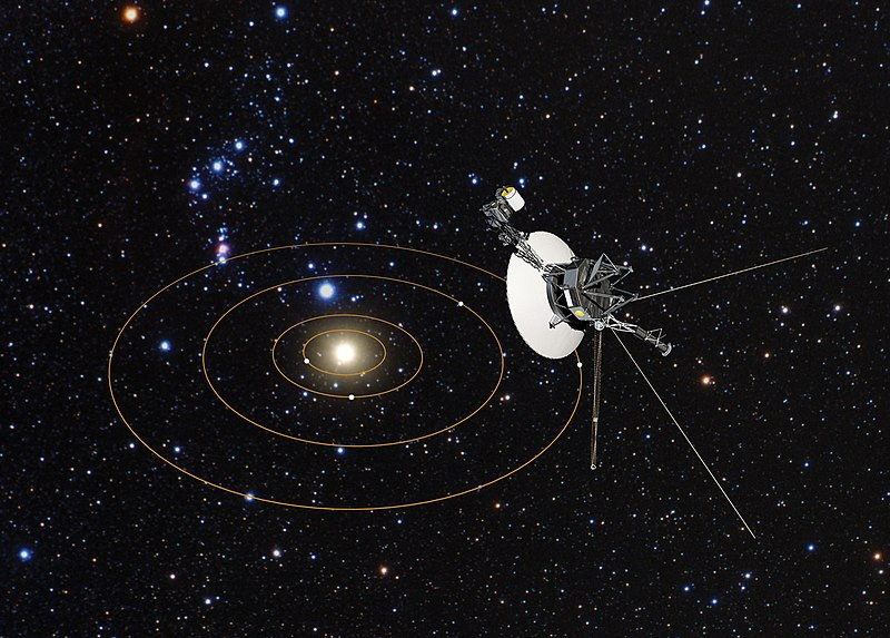 File:Voyager 1's view of Solar System (artist's impression).jpg