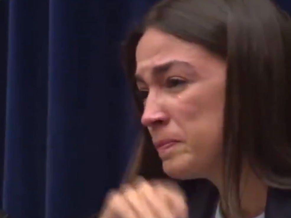 AOC weeps while hearing mother's story of toddler who died after being  detained by ICE | The Independent | The Independent