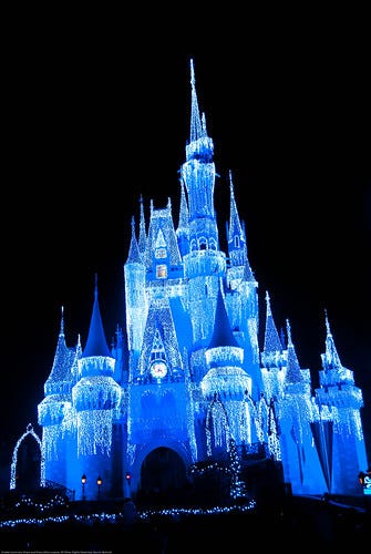 Cinderella Castle for the Holidays