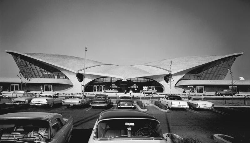 Ezra Stoller | TWA Terminal at Idlewild (now JFK) Airport, Eero Saarinen,  New York, NY (1962) | Available for Sale | Artsy