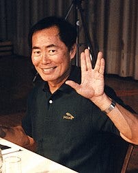 American actor George Takei at the Star Trek C...