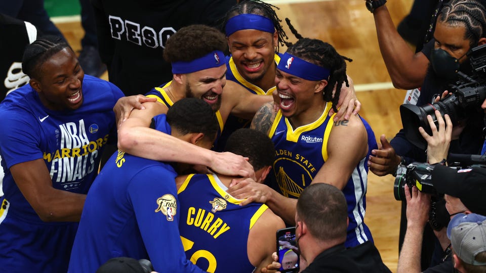 Warriors vs. Celtics score, results: Golden State clinches fourth NBA title  in eight seasons with Game 6 win over Boston | Sporting News