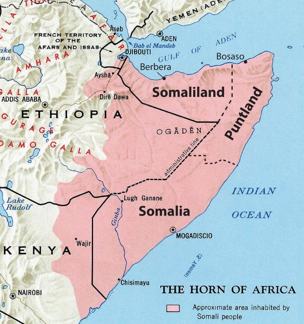 Horn Africa, Distribution of Somali People | Africa, Historical maps,  Language map