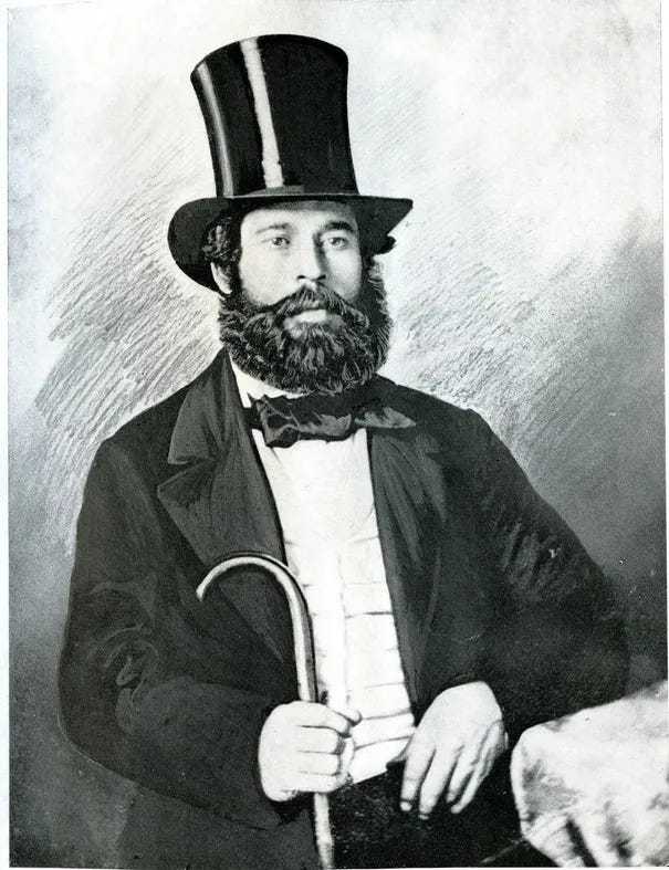 This photo, supposedly of Hamilton's founder George Hamilton, was widely circulated through much of the 1900s in the city. But it turned out to be a fake.