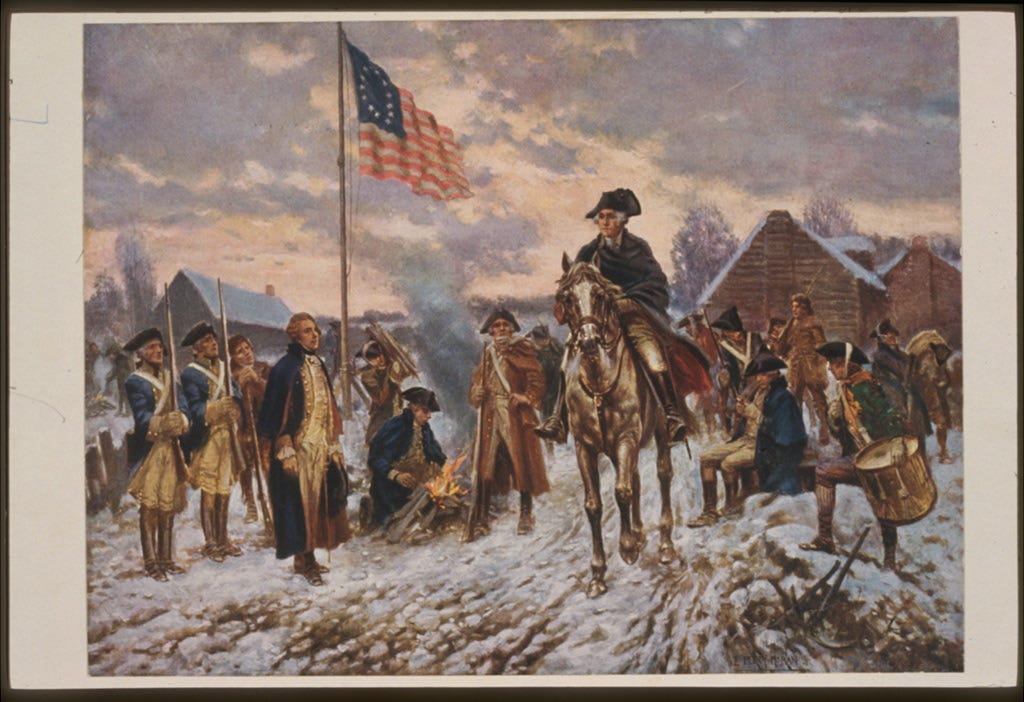 George Washington at Valley Forge by Edward P. Moran