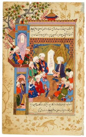 Artwork of Husam and Rumi