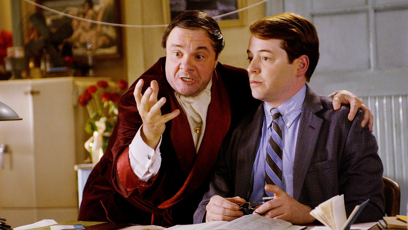 Still from The Producers with Nathan Lane and Matthew Broderick