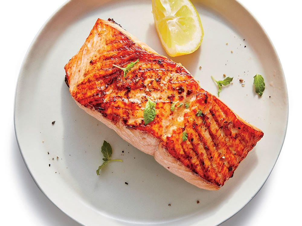 Broiled Salmon With Lemon Recipe | Cooking Light