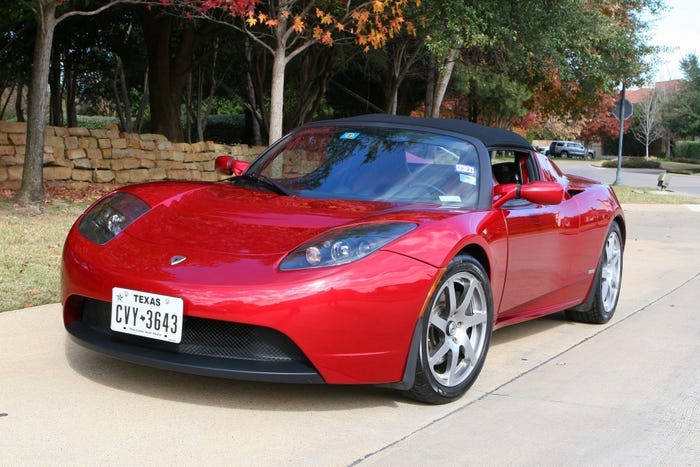 One of the First Tesla Roadsters Ever Made Sells for $182,000