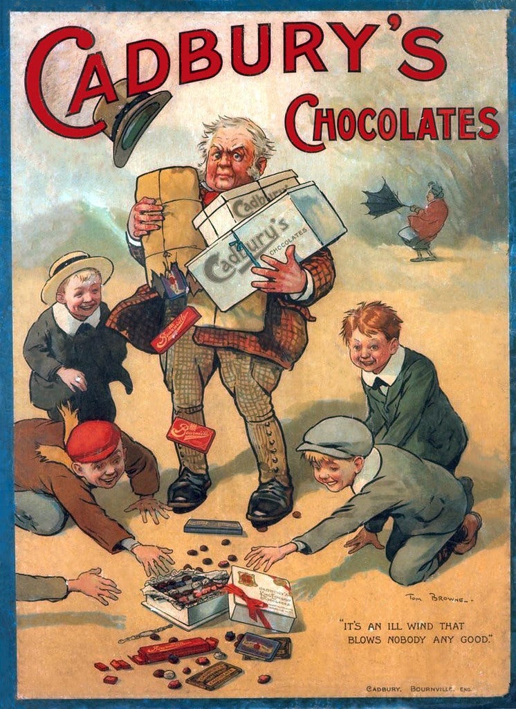 BROWNE, Tom. Ad for Cadbury's Chocolates. | - | Halloween HJB | Flickr