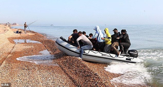 What happens after the migrant boats land here daily? Sue Reid reports ...