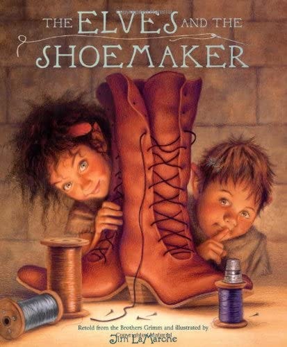 The Elves and the Shoemaker: Jacob Grimm, Jim Lamarche: 0765145097215:  Amazon.com: Books