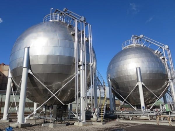 Spherical tank &amp; gas holder│ISHII IRON WORKS CO., LTD.（IIW）