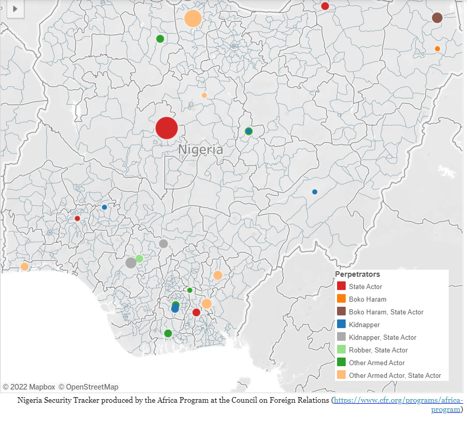 CFR's Nigeria Security Tracker Weekly Update: August 13-19, 2022