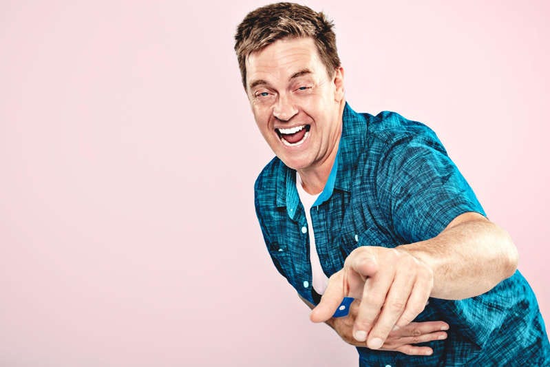 Jim Breuer in a blue shirt: "Saturday Night Live" alum Jim Breuer has said he won't perform at a venue in Michigan on Oct. 1 because of its COVID-19 vaccination proof policy.
