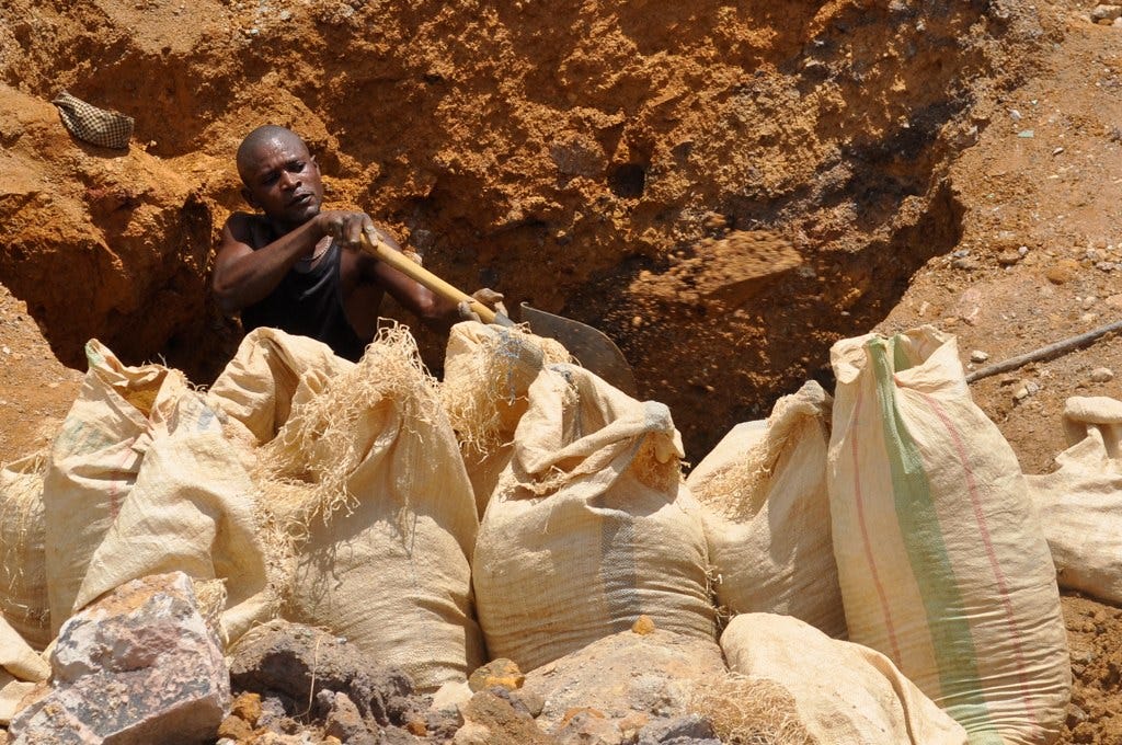 Artisanal mining in the DRC