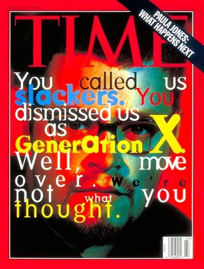 TIME Magazine Cover: Generation X Reconsidered - June 9, 1997 ...