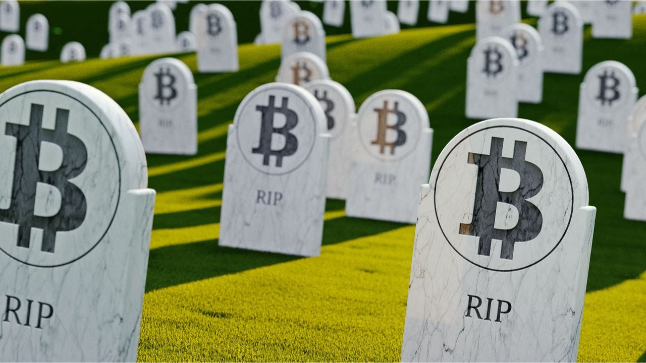 Bitcoin Is Dead' Google Searches Skyrocket, Bitcoin Obituaries Records 15  Deaths This Year – Bitcoin News