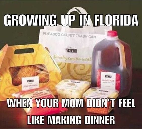 Growing up In Florida meme