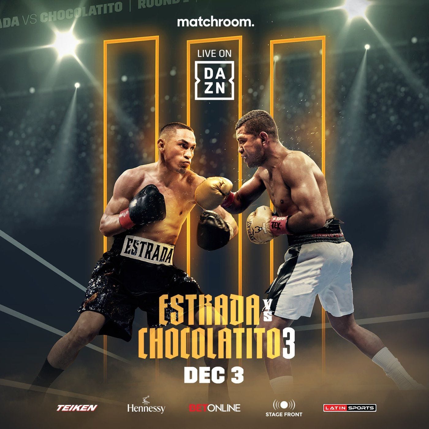 Juan Francisco Estrada vs Chocolatito Gonzalez trilogy set for Dec. 3 - Bad  Left Hook