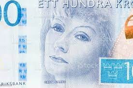 Greta Garbo Portrait On Swedish Krona Banknote Stock Photo - Download Image  Now - iStock