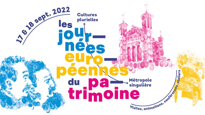 Journées européennes du Patrimoine 2022 à Lyon les 17 et 18 septembre