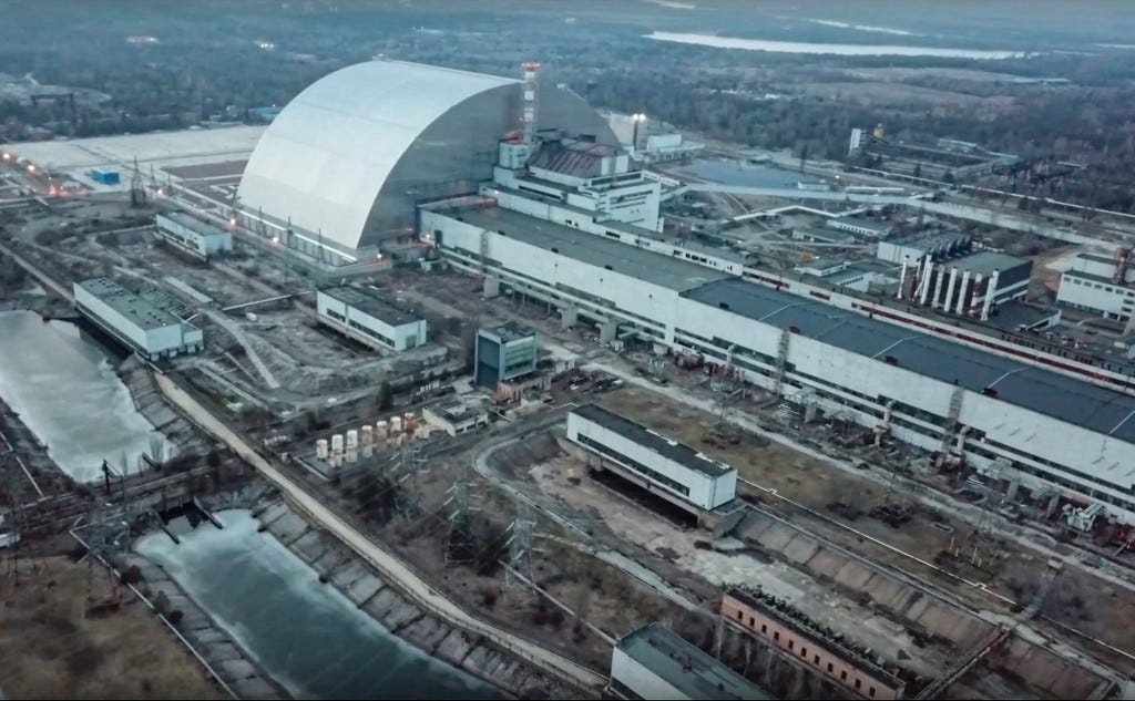 Officials have warned of radiation at the Chernobyl Nuclear Power Plant.