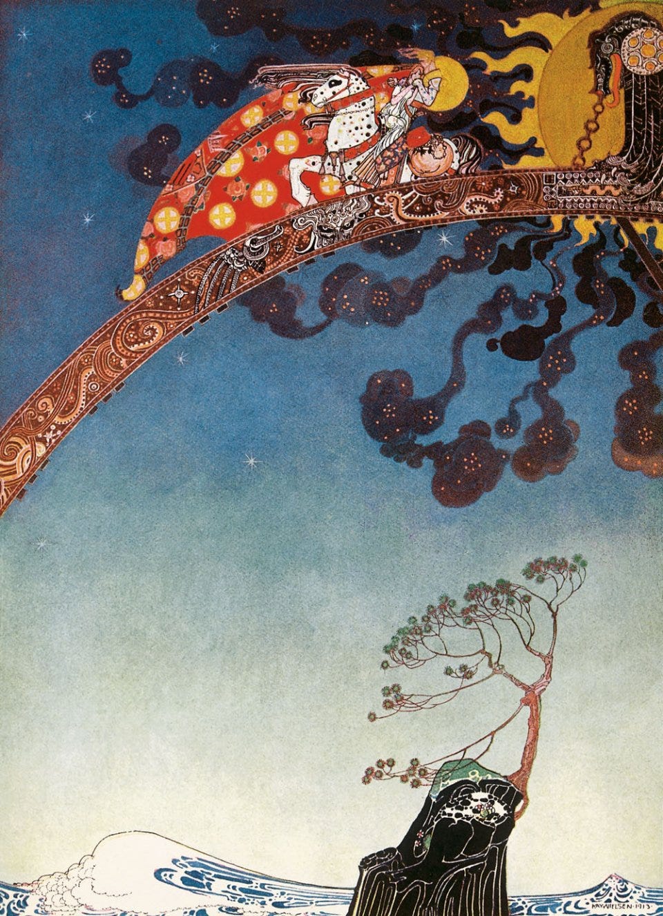 The Paris Review - Kay Nielsen&#39;s Stunning Illustrations for “East of the  Sun...”