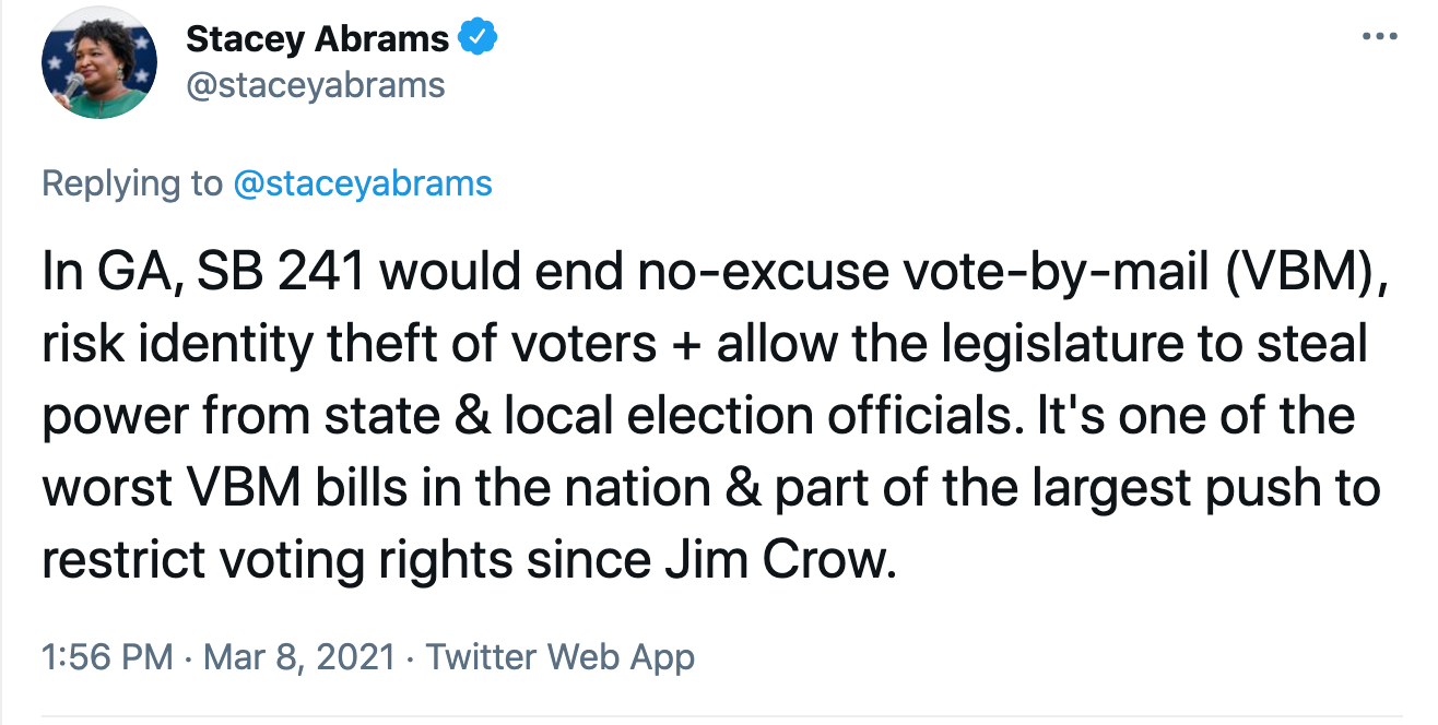 Screen-Shot-2021-03-08-at-2.09.06-PM Stacey Abrams Makes Power Move To Thwart GOP Voter Suppression Corruption Crime Featured Politics Top Stories 