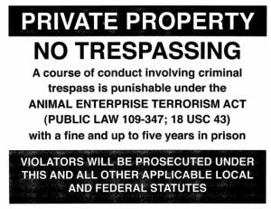 agenda 21 no tresspassing federal