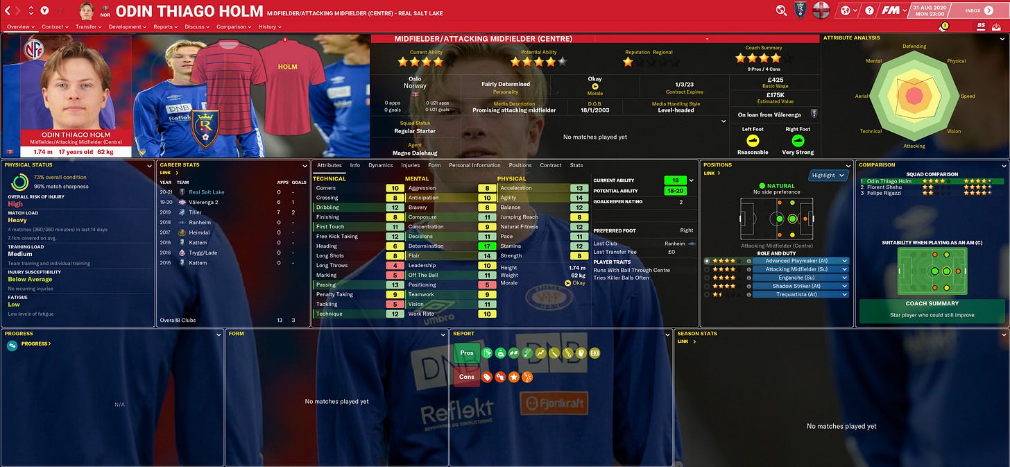 Football Manager 2021 Holm