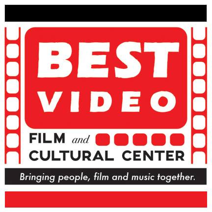 May be an image of text that says 'BEST VIDEO Ο FILM and CULTURAL CENTER Bringing people, film and music together.'