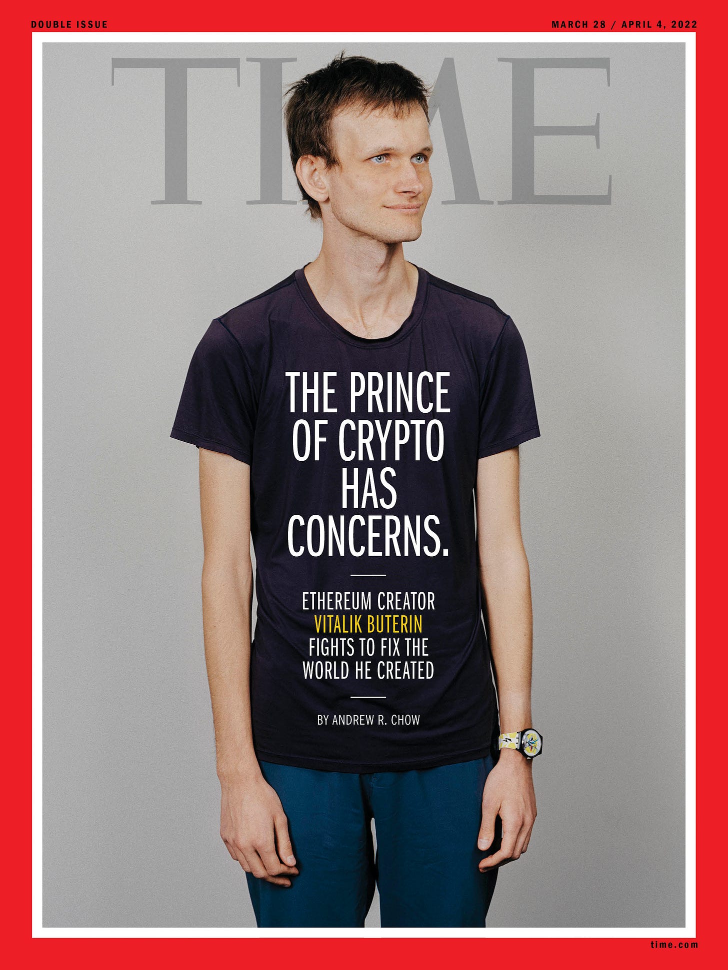 Ethereum's Vitalik Buterin Is Worried About Crypto's Future | Time