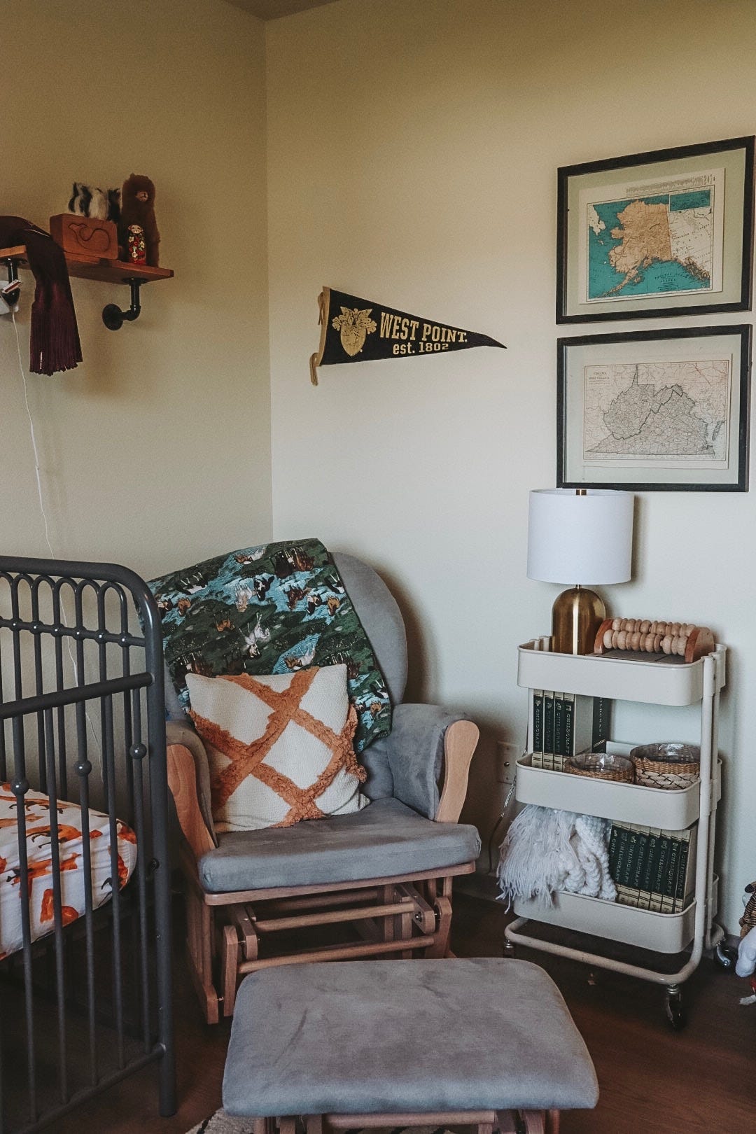 Jasper's Nursery: Eclectic Boho Baby Boy Nursery