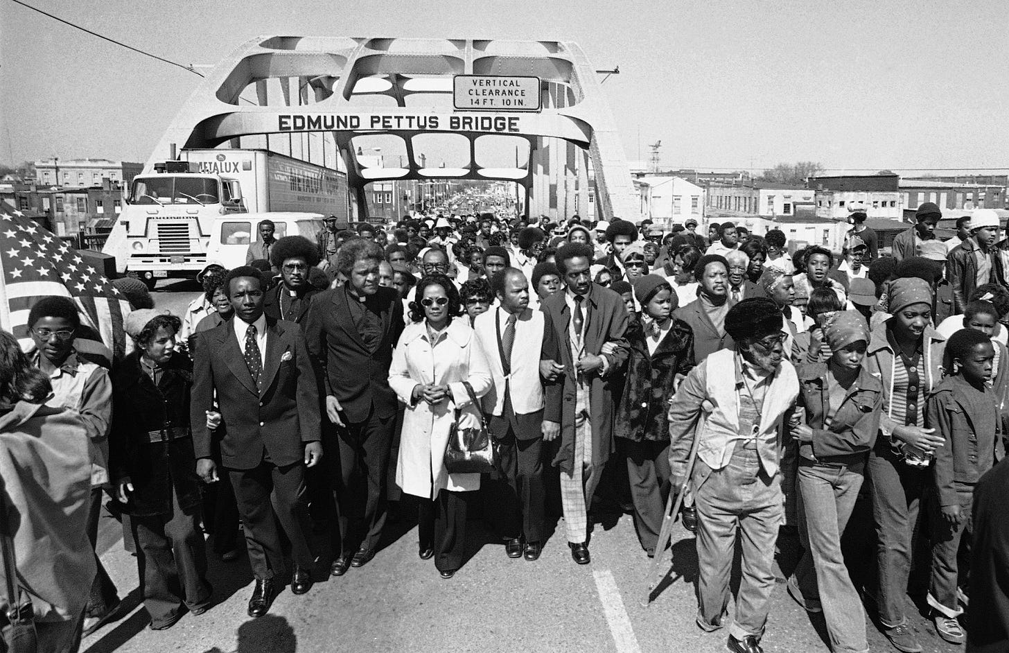 John Lewis Edmund Pettus Bridge civil rights march
