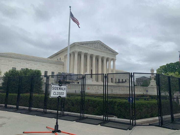Supreme Court installs security fencing after protests | The Hill