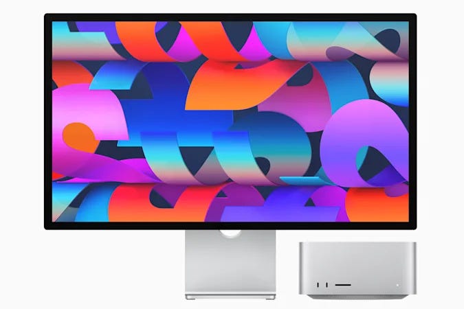 Apple Mac Studio and Studio Display