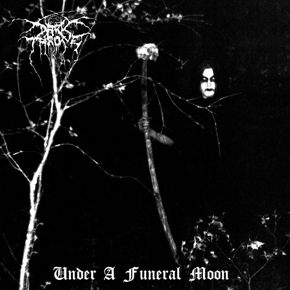 Capa do álbum “Under a Funeral Moon” do Dark Throne, de 1993.