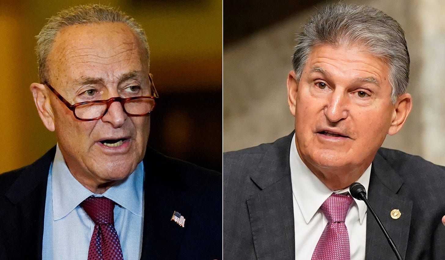 Schumer & Manchin Agree to Reconciliation Bill: Report | National Review