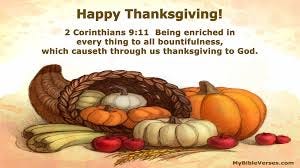 Blessed Thanksgiving Bible Quotes