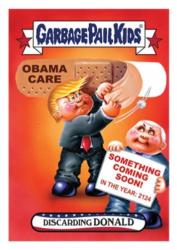 2017 Topps Garbage Pail Kids Trumpocracy Checklist