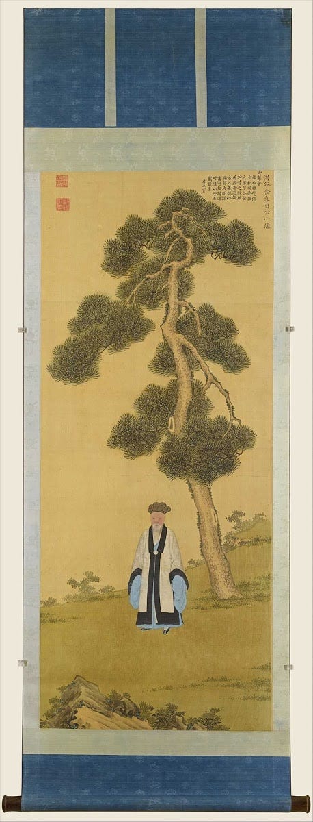 Songhahanyudo (Painting of the Rest under a Pine Tree) - Hu bing ...